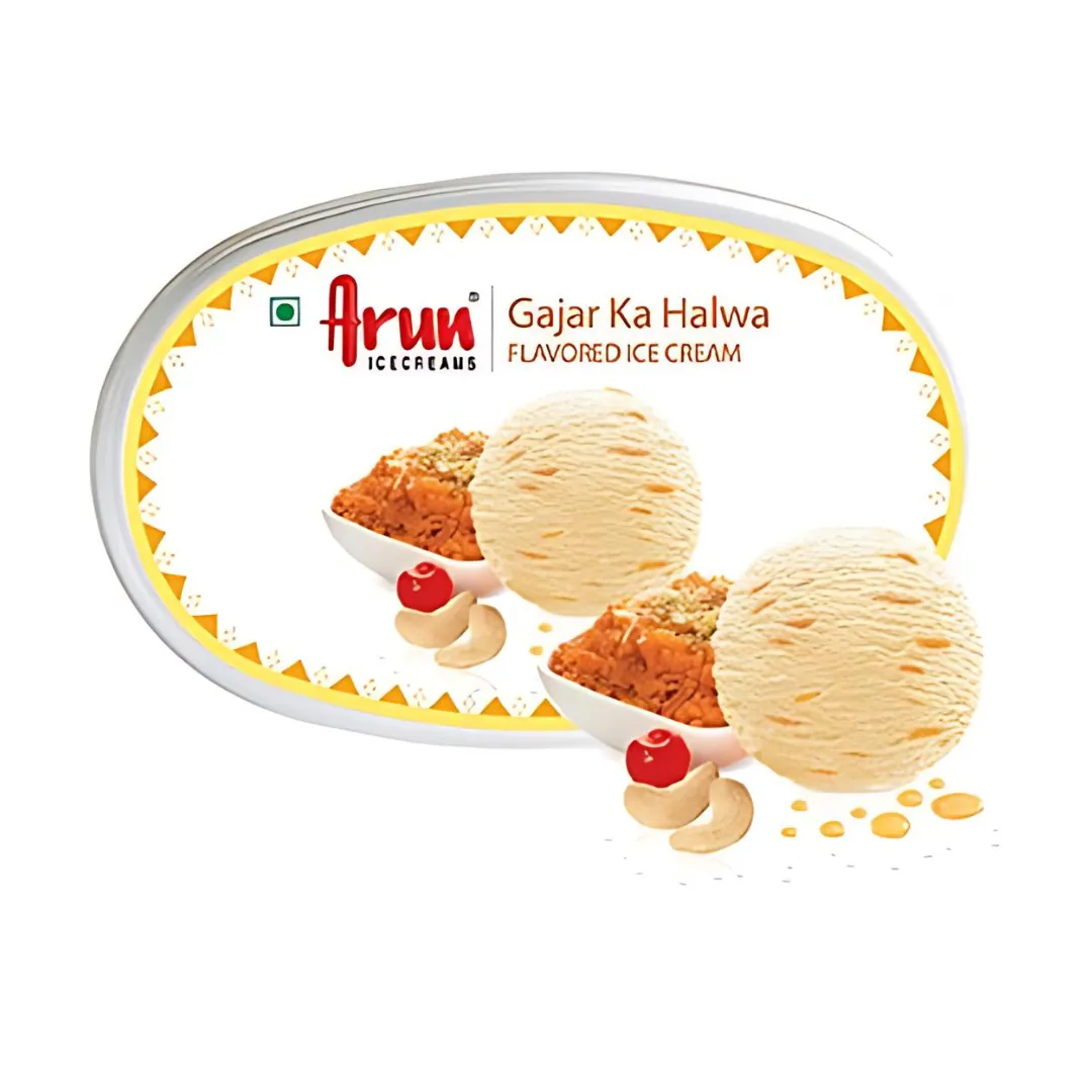Arun Gajar Ka Halwa Ice Cream 500 ML - Tubs