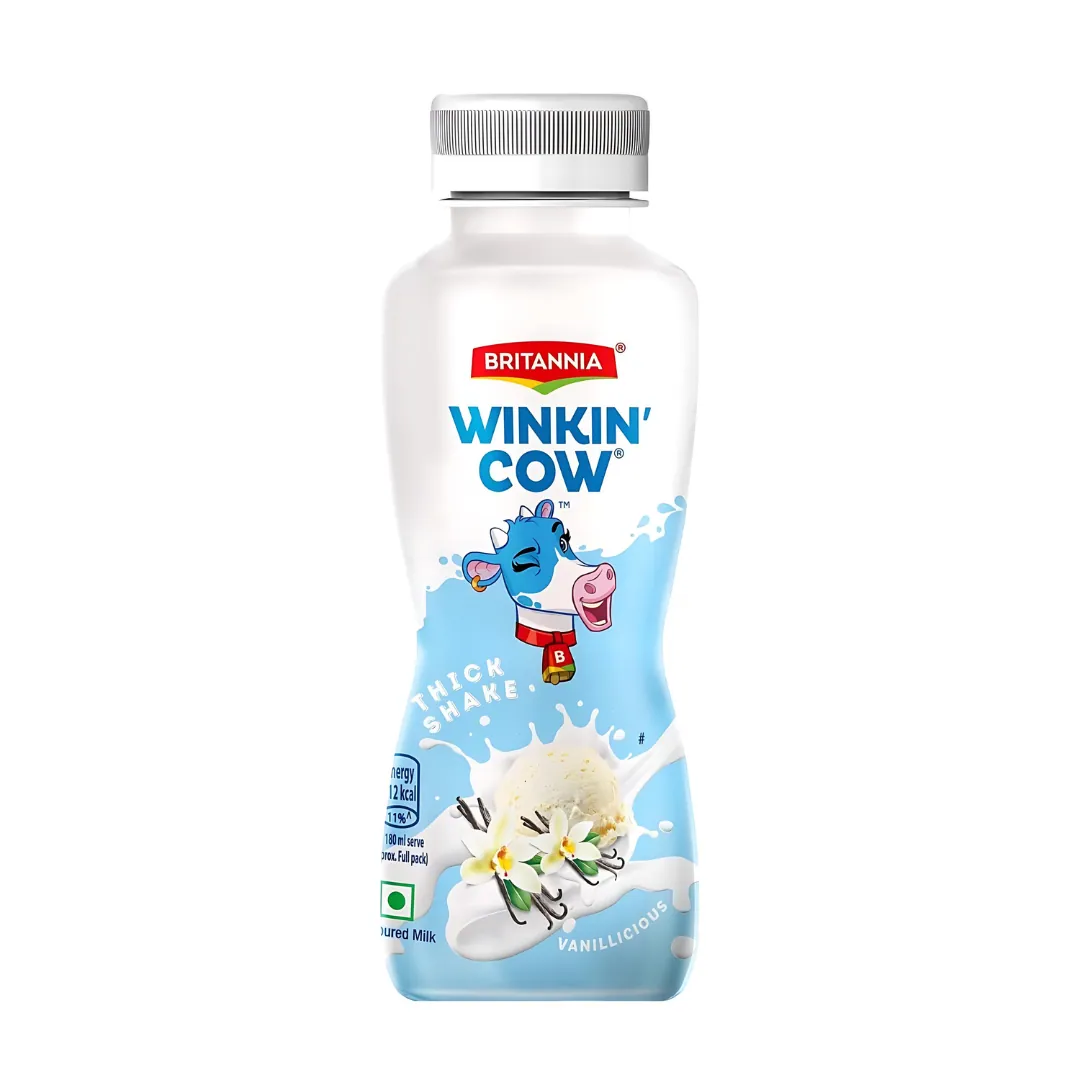 Britannia Winkin Cow Vanilla Milk Shake - Medium (180 ML)