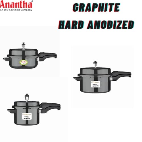 Anantha Graphite – Hard Anodized Pressure Cookers