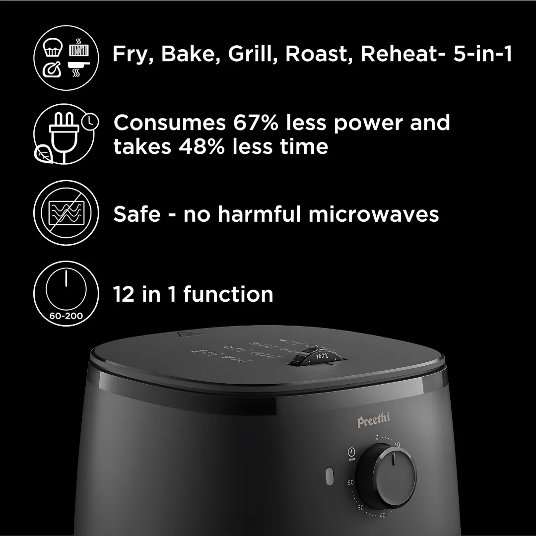 Preethi Airpot -APT001 Black 3.7 Litres