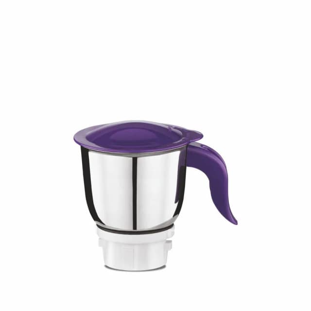 Preethi Crown 500 W Mixie White & Purple 3 Jars (MG-205)