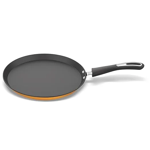 Preethi Dura Non Stick Tawa 28 CM ( Yellow - Tawa )