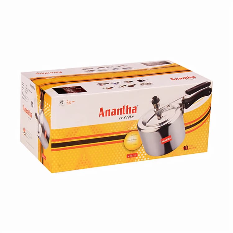 Anantha Inside – Inner Lid Aluminium Cooker 2 L