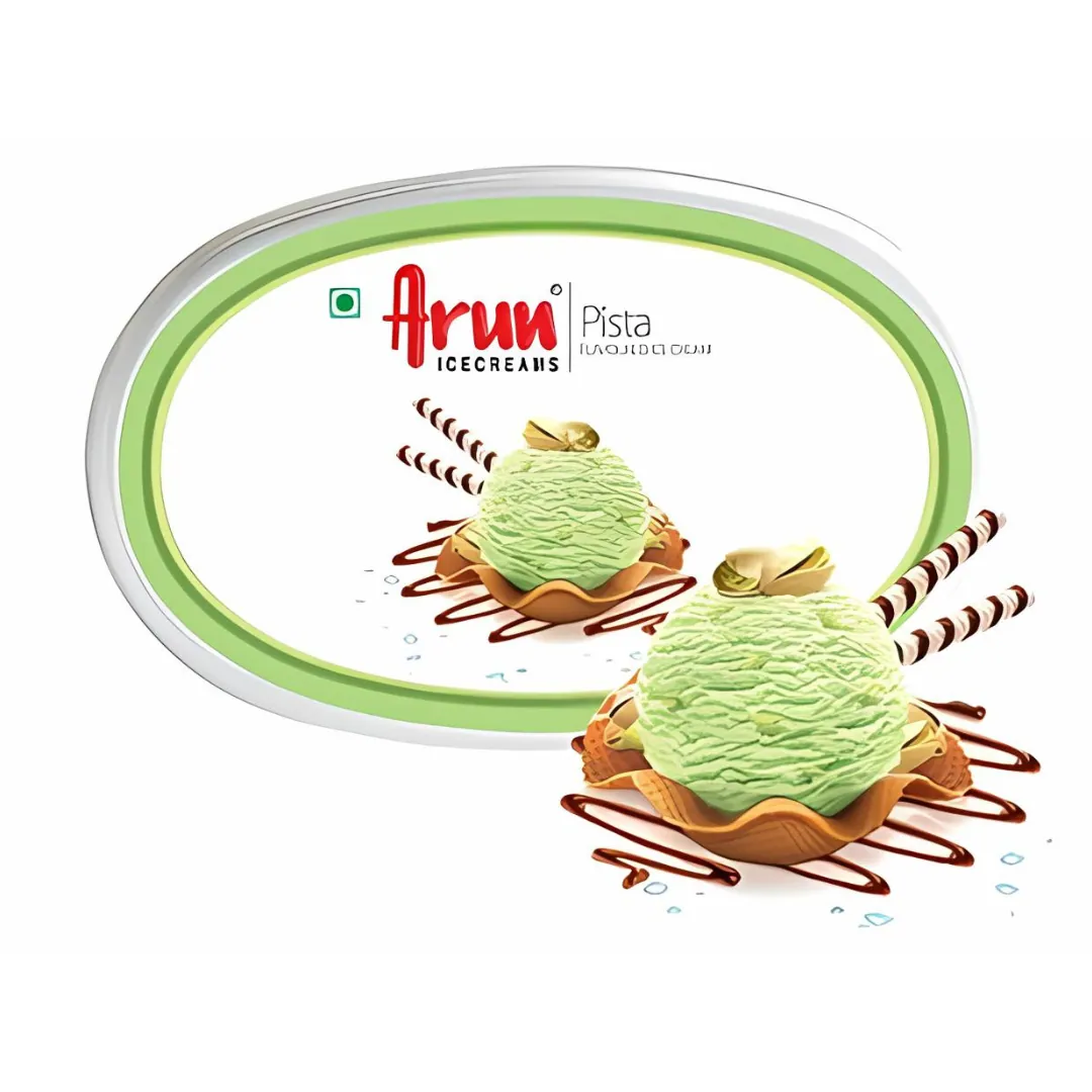 Arun Pista Ice Cream 500 ML - Tubs