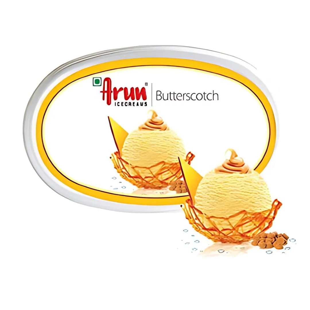 Arun Butterscotch Ice Cream 500 ML - Tubs