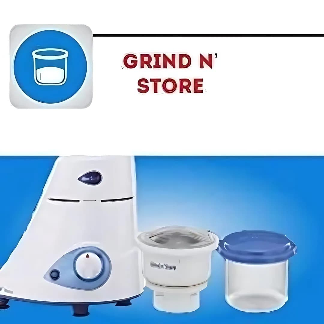Preethi Blue Leaf Platinum 750 W Mixie White 4 Jars (MG-139)