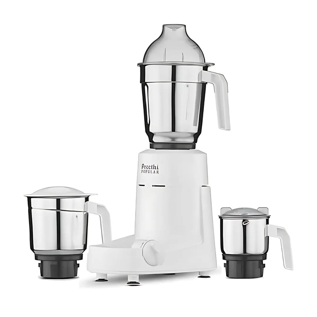Preethi Chefpro 750 W Mixie White 3 Jars (MG-128)