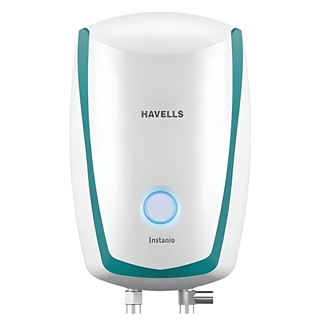 Havells Storage Electric Water Heater ABS Body Instanio White With Blue 6 Ltr 3000W