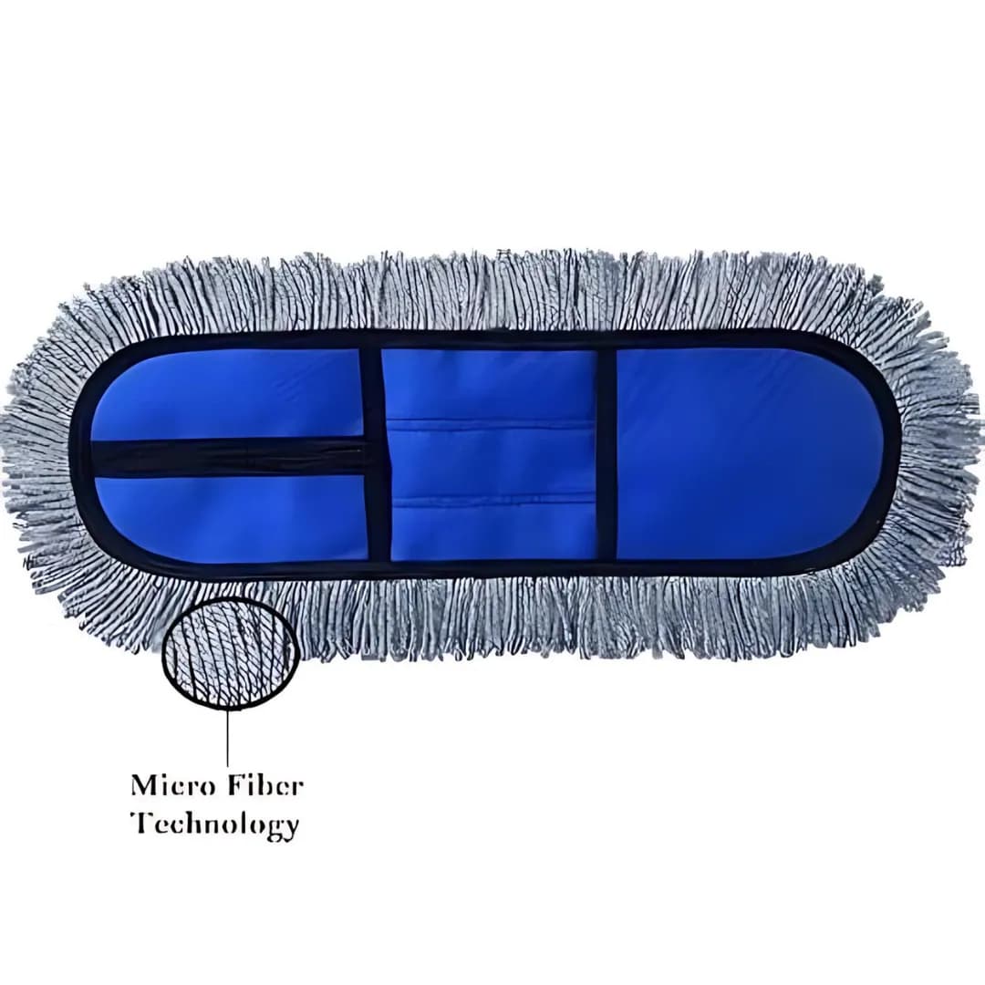 Wet And Dry Cotton Blue Pad Floor Cleaning Mop