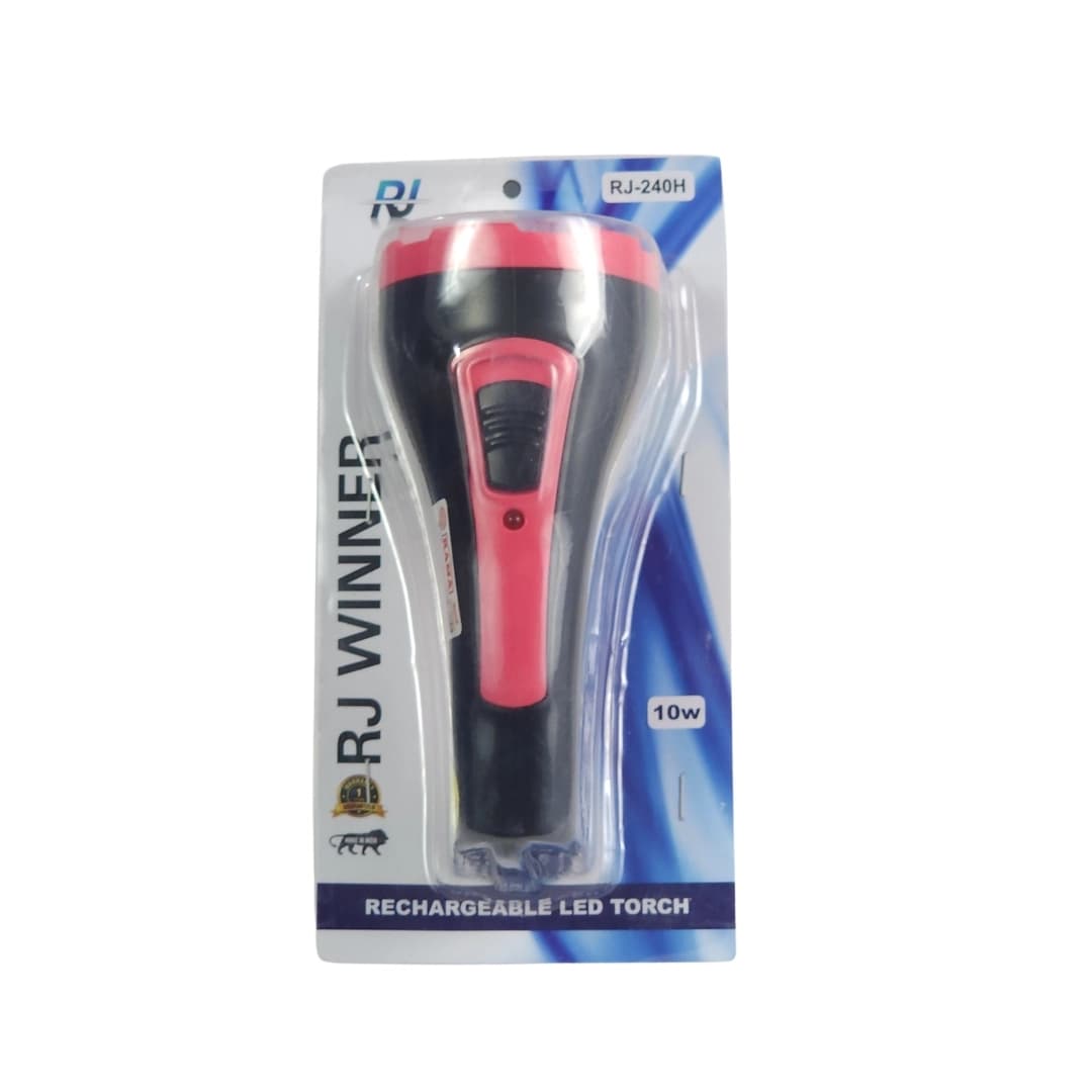 Rj Winner Led Torch - Flash Light 5w (Red)