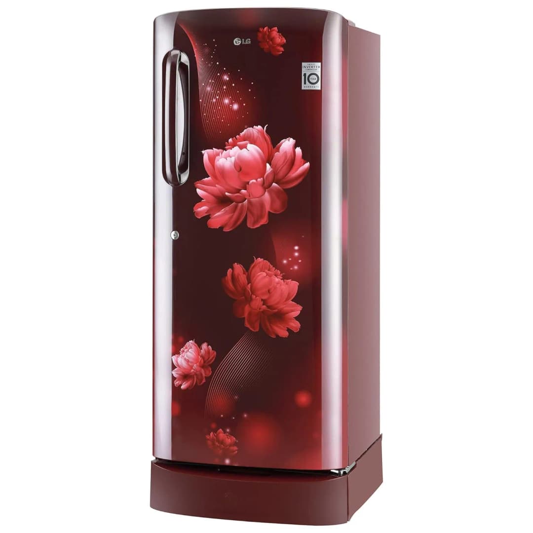 LG GL-B201ASED Refrigerator Scarlet Euphoria Single Door 3 Star 185 Ltr
