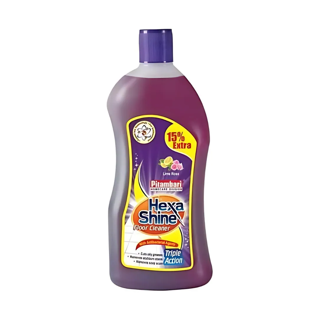 Pitambari Lime Rose Fragrance Hexa Shine Floor Cleaner Liquid 575ml