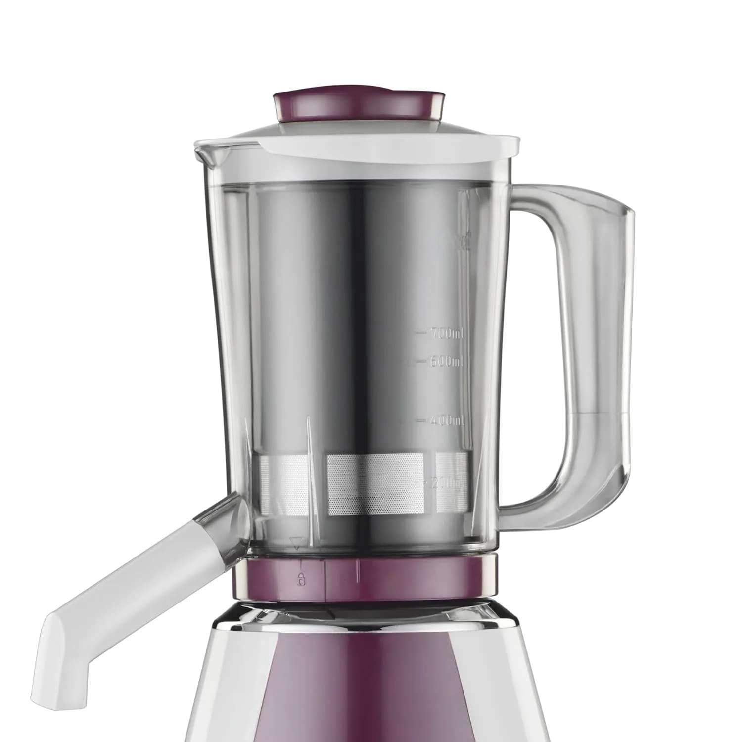 Preethi Taurus 750 W Mixie White And Dark Violet 4 Jars