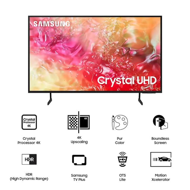 Samsung UA55DU7000KLXL 4K Ultra HD Smart LED TV 55 Inches Black