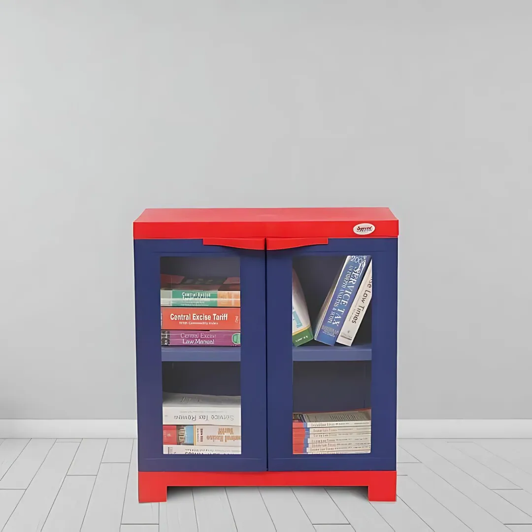 Supreme Fusion 1 FG Small Blue & Red Storage Plastic Cupboard