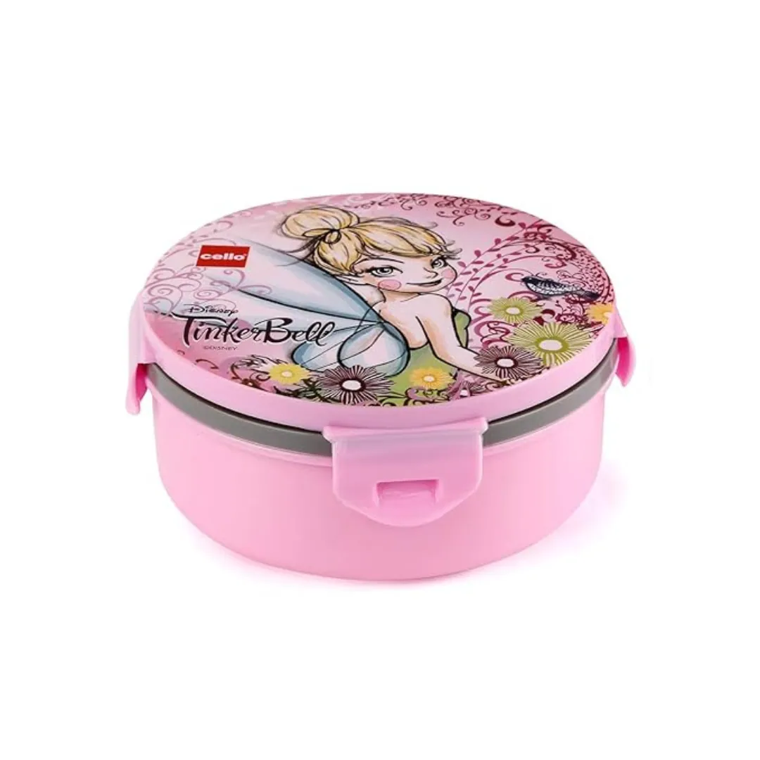 Cello Tiffy Steel Tinker Bell Lunch Box