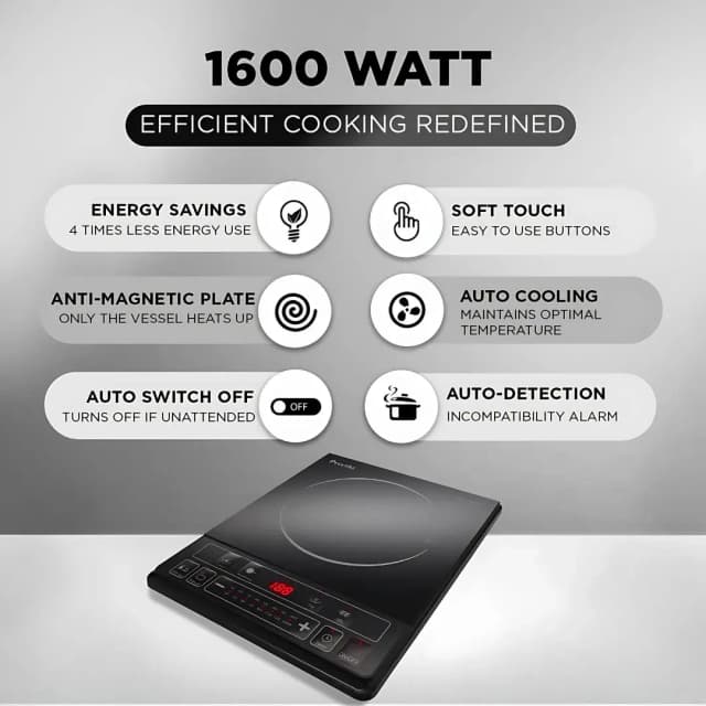 Preethi Trendy Plus ( IC 116 ) Induction Stove Buy 1 Get 1 Free Offer