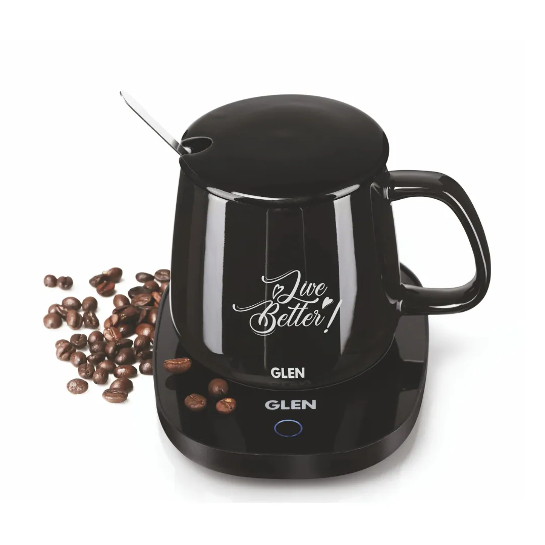 Glen Electric Coffee Mug Warmer Plate With Auto Shut Off And Heating Function 400 ML