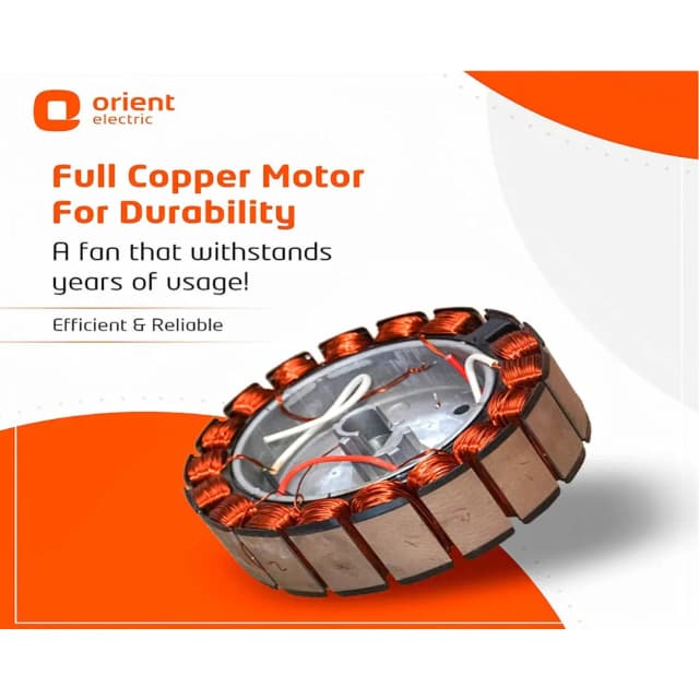 Orient Electric Rapid Air (1200 MM) Brown Ceiling Fan
