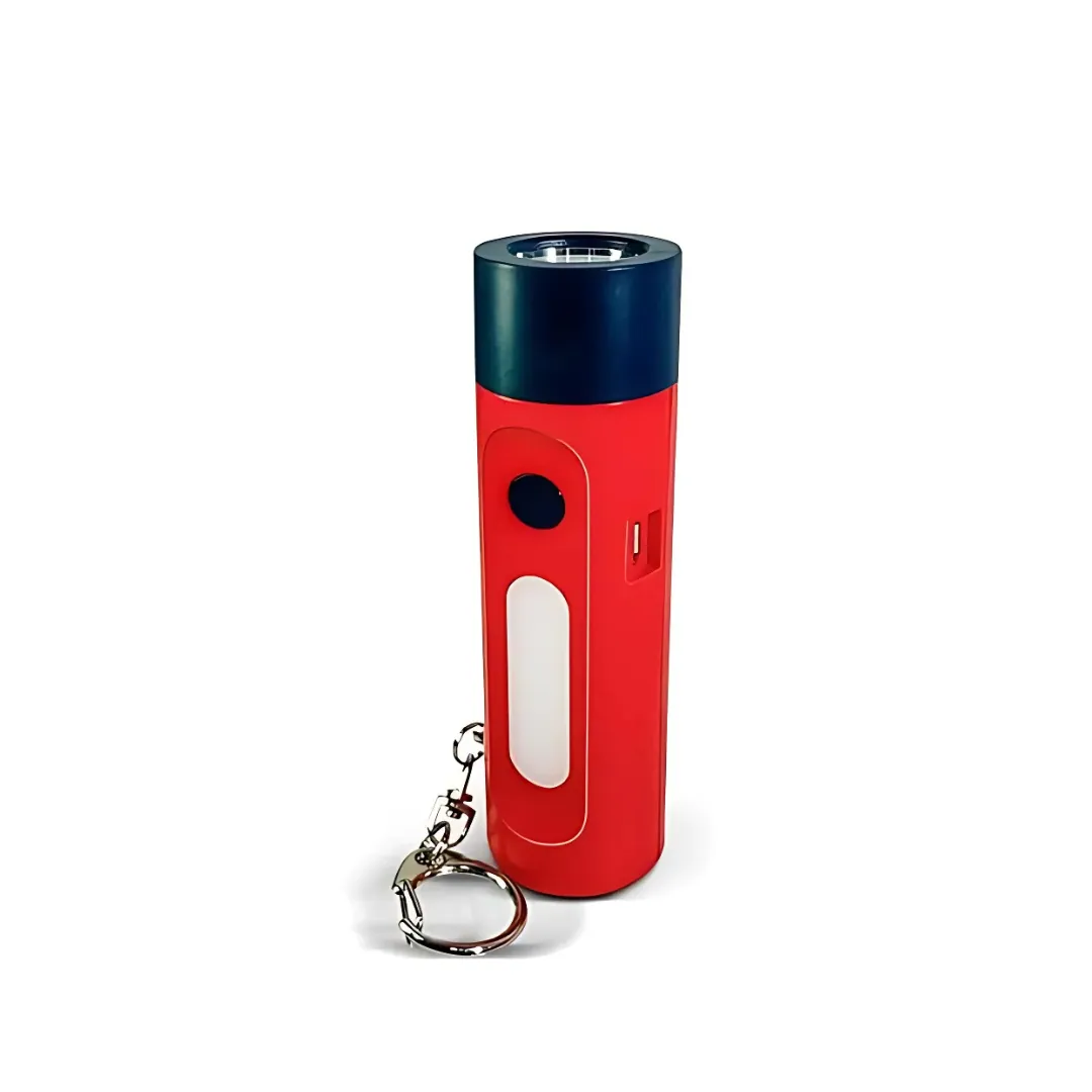 Eveready Siren DL102 Rechargeable Torch Light With Safety Alarm Red