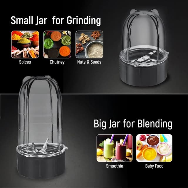 Prestige Nutri Mix 2.0 Mixer Grinder 350 W 2 Jar Grey