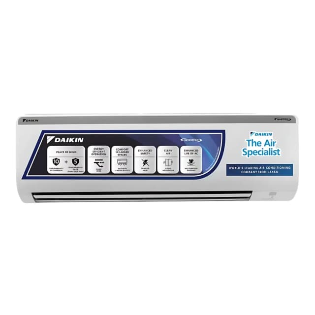 Daikin FTKC50UV16V Air Conditioner 1.5 Ton 3 Star Inverter Split AC