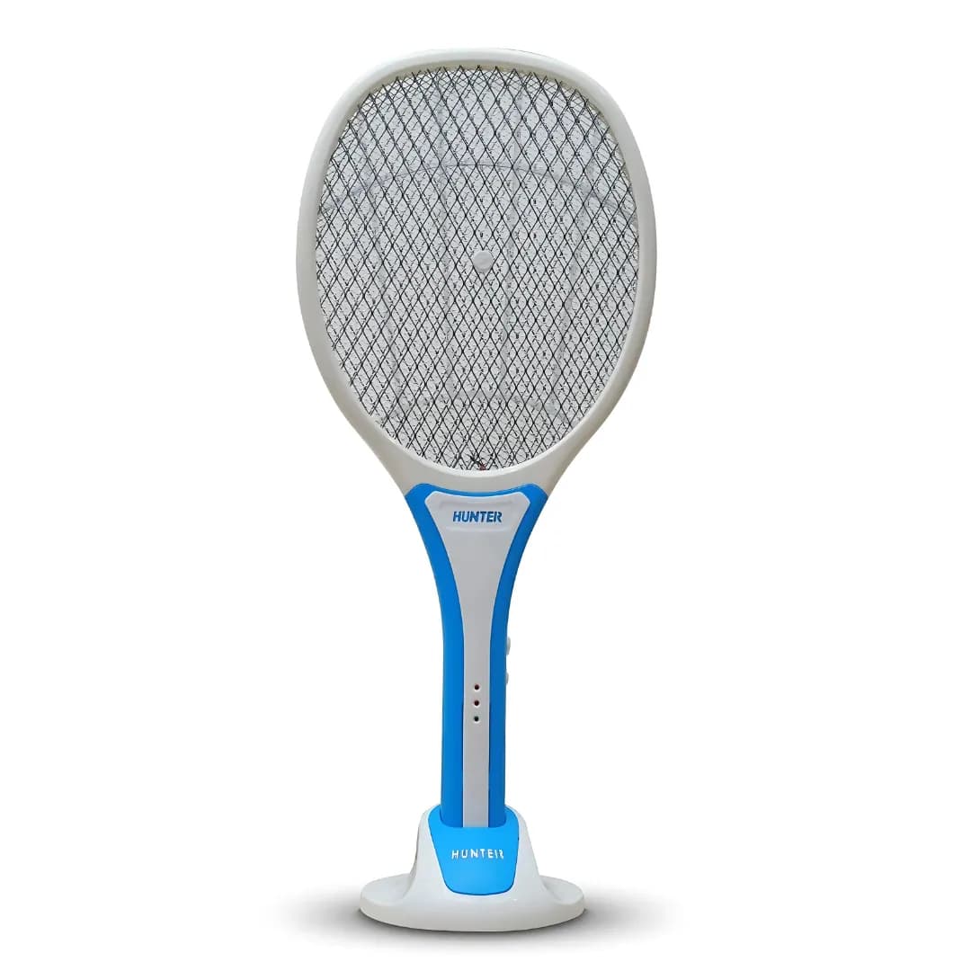 Hunter UV Premium Pro Mosquito Rechargeable Bat White & Blue