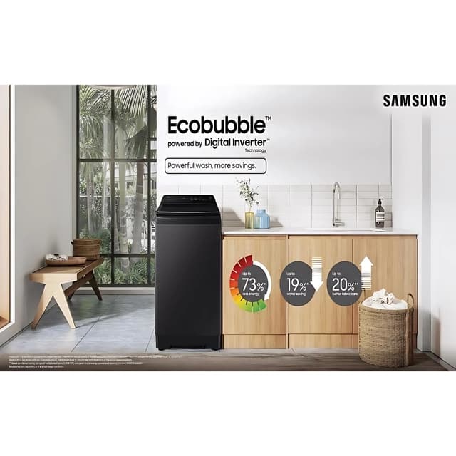 Samsung Top Load Fully Automatic Washing Machine 8 KG (WA80BG4441BD-Dark Gray)