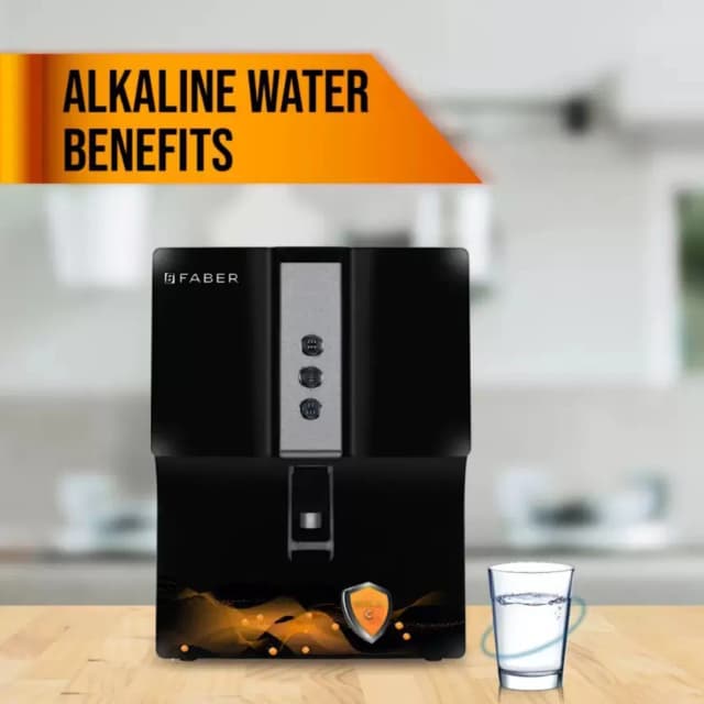 FABER FWP C-GUARD 7 L (RO + MAT) Water Purifier Black
