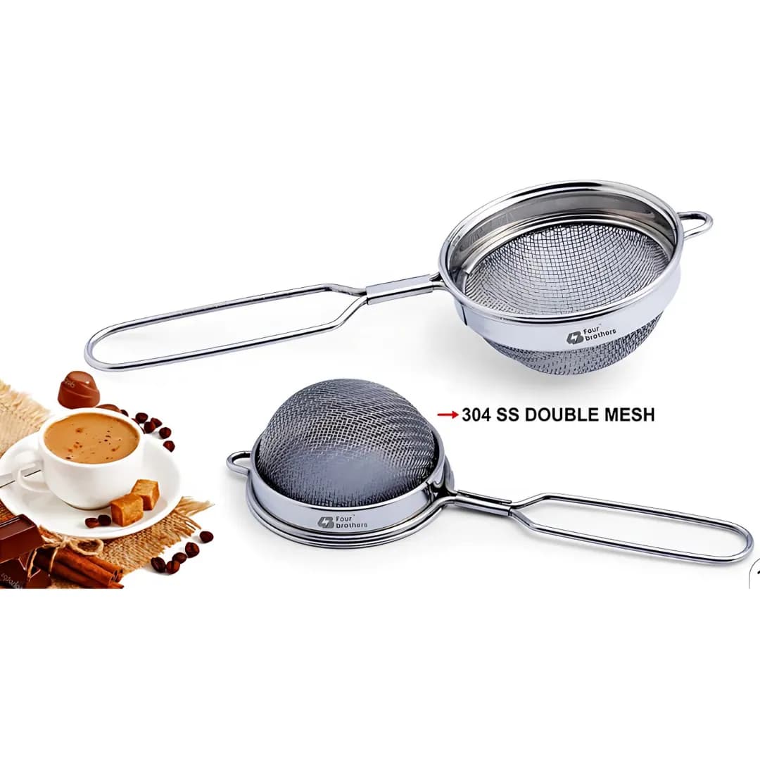 Four Brothers Coffee & Tea Strainer Double Mesh - 2