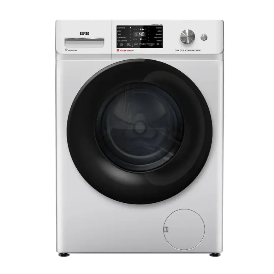 IFB Front Load Fully Automatic Washing Machine 6 KG (DIVA SXN 6010K - Silver)