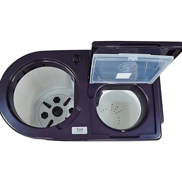 Whirlpool Top Load Semi Automatic Washing Machine 9.5 KG (SA 95 X 5S-White With Royal Purple Lid)
