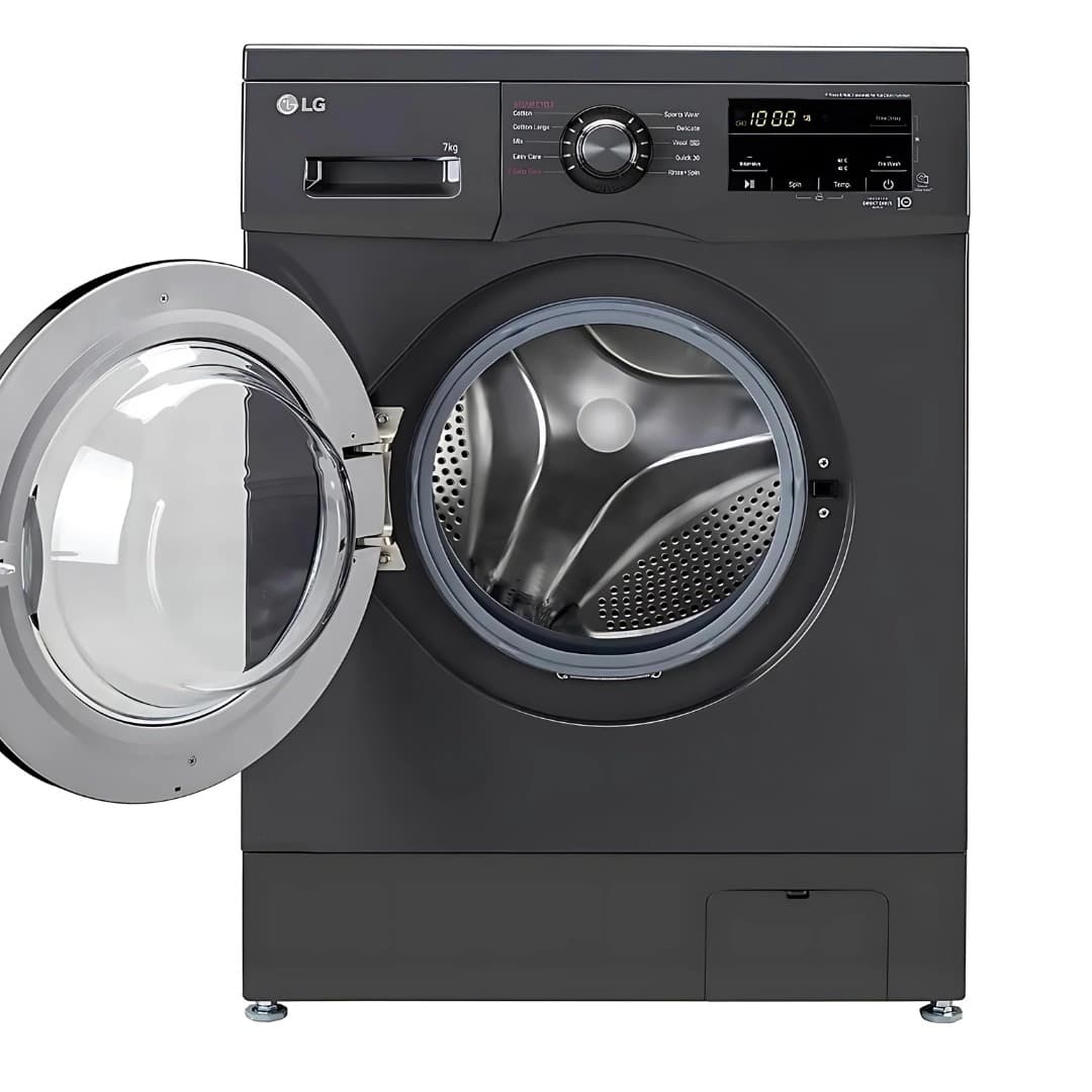 LG Front Load Fully Automatic Washing Machine 7 KG (FHM1207ADMB-Middle Black)