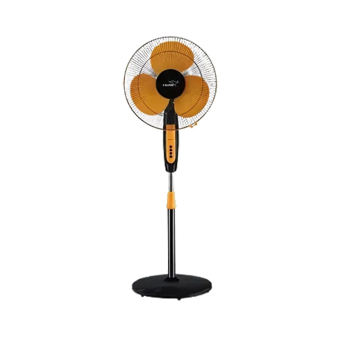 V GAURD Glado STS (1330 RPM) Orange Pedestal Fan