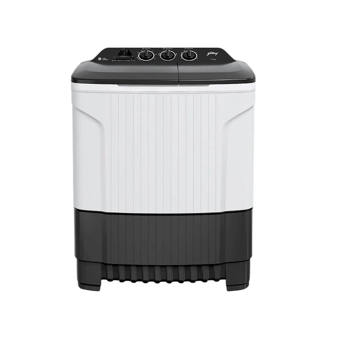 Godrej Top Load Semi Automatic Washing Machine 7.5 KG ( WS EDGE CLS 75 5.0 SL ) Classic Graphite Grey