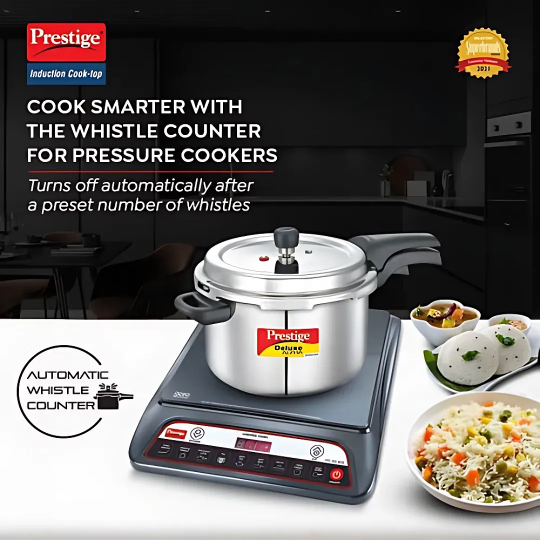 Prestige Pic 20 WIZ Induction Cooktop Black