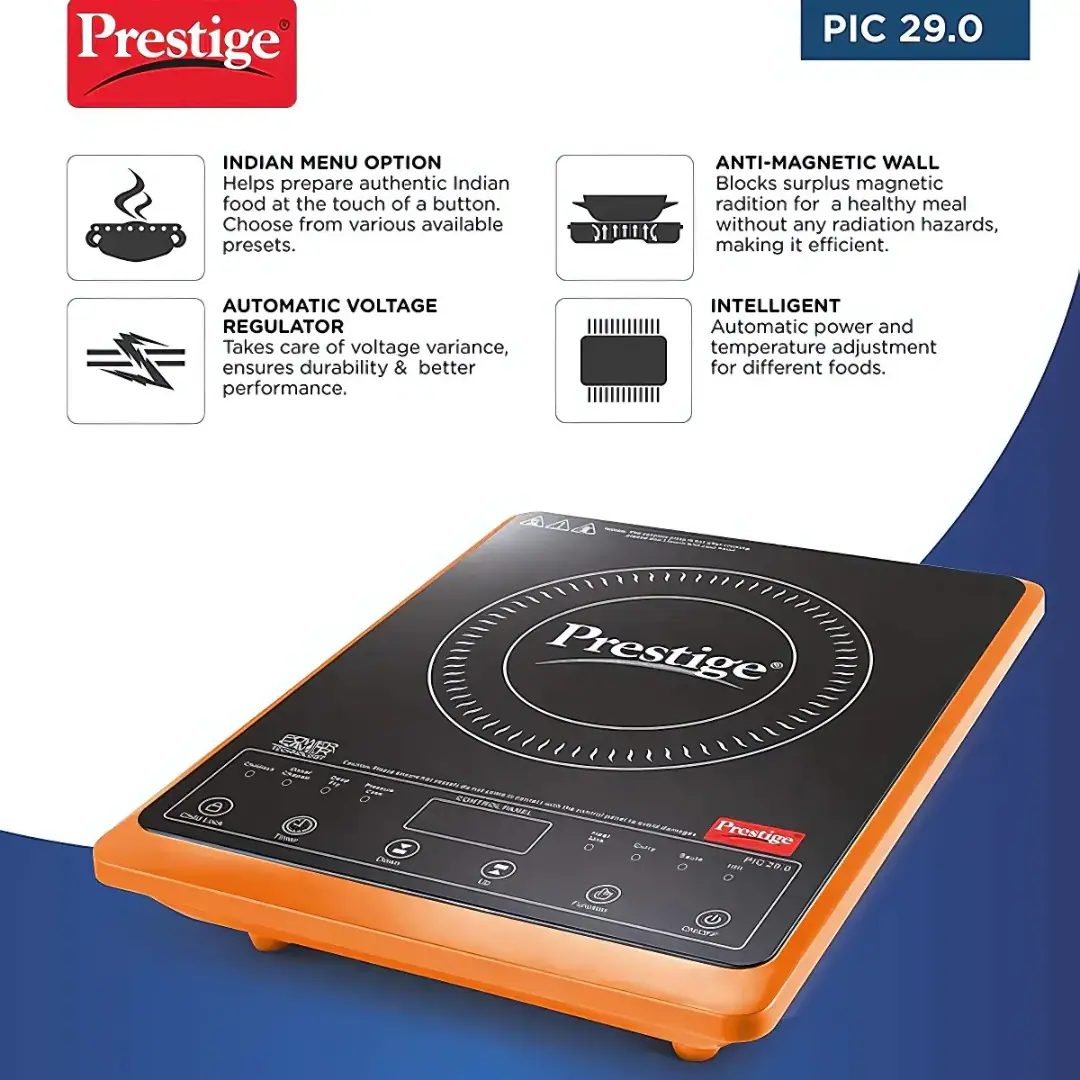 Prestige PIC 29.0 Induction Cooktop 2000 W Orange