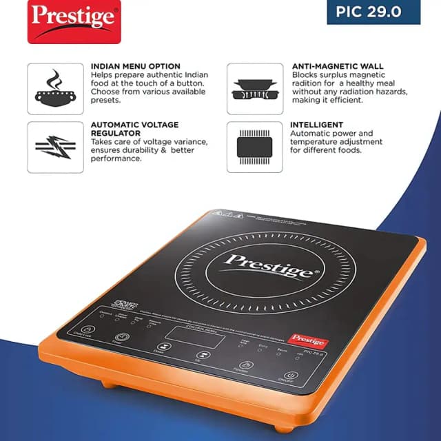 Prestige PIC 29.0 Induction Cooktop 2000 W Orange