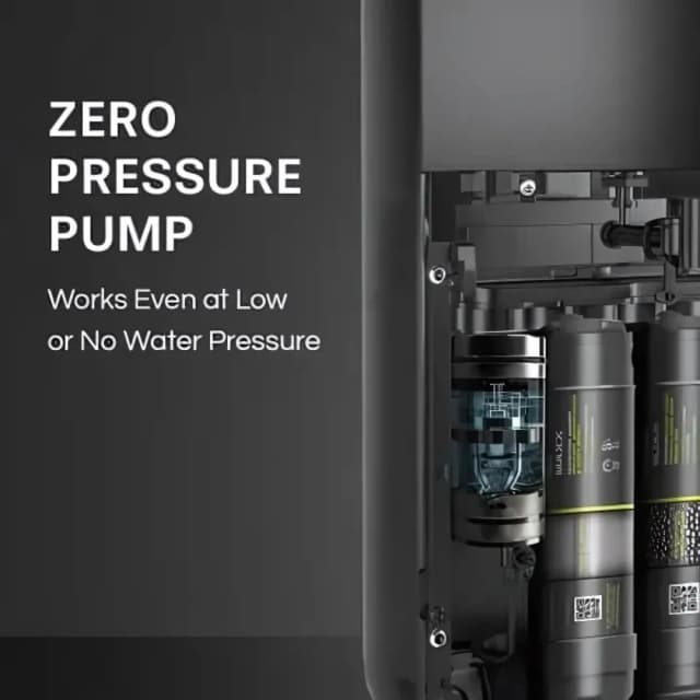Aquaguard Blaze Insta 5.6L RO Plus UV Plus TA Plus Hot Plus SS Water Purifier Black 5.6 Ltr