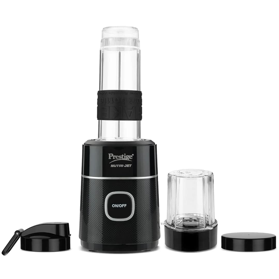 Prestige Nutri Jet Mixer Grinder With 2 Jars Black