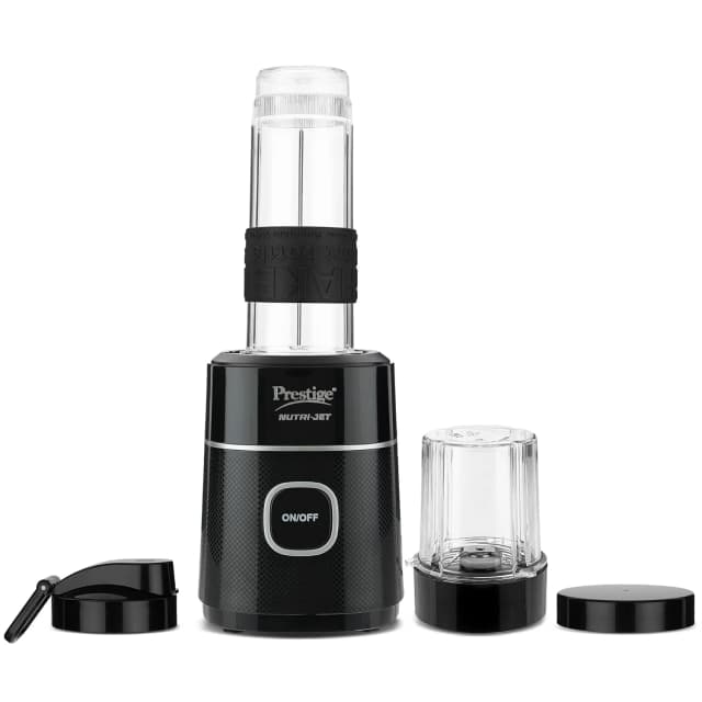 Prestige Nutri Jet Mixer Grinder With 2 Jars Black