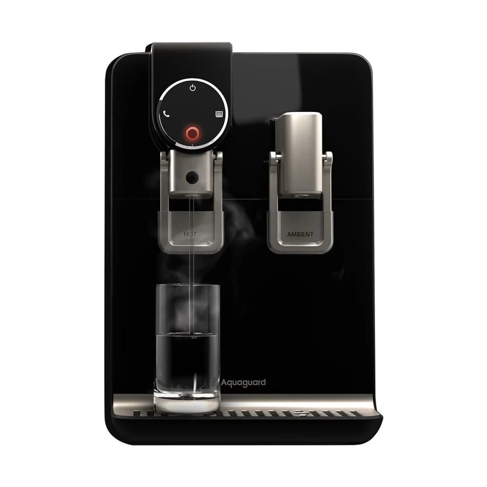 Aquaguard Blaze Insta 5.6L RO Plus UV Plus TA Plus Hot Plus SS Water Purifier Black 5.6 Ltr