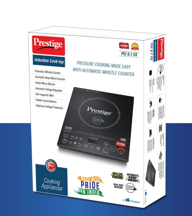 Prestige PIC 6.1 V3 Induction Stove 2200 W Black