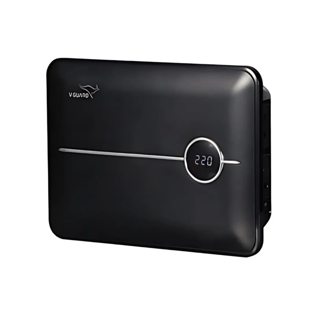 V-Guard Crystal 150 Prime Smart LED TV, Theatre, Gaming Console Stabilizer Black