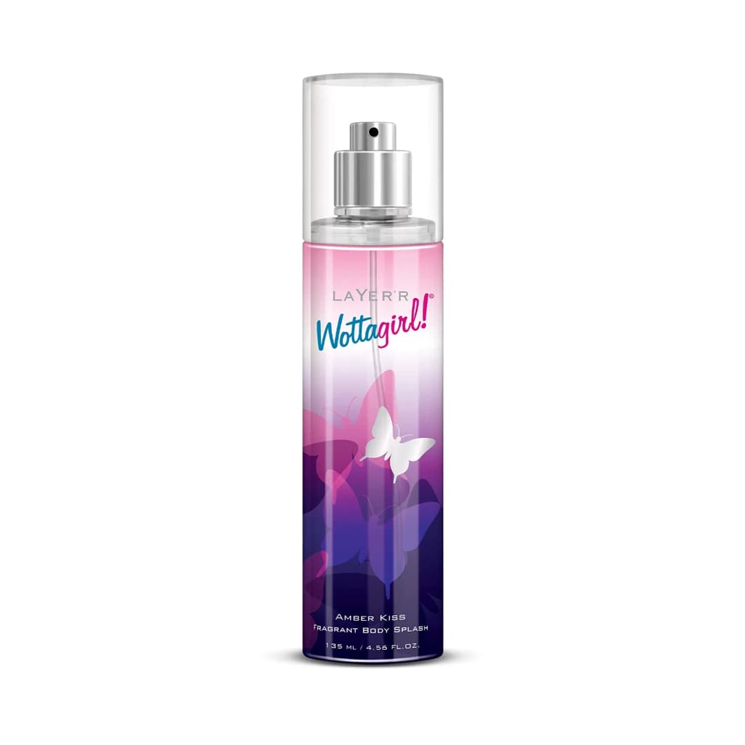 Layer'r Wottagirl Amber Kiss Body Splash Perfume 135 ML