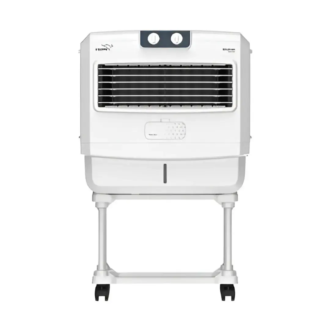 V-Guard Air Cooler Airotron W50 H-G Honey Comb Pad White 50 Ltr + Stand Free
