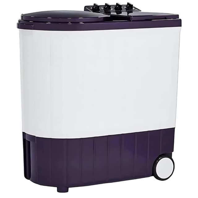 Whirlpool Top Load Semi Automatic Washing Machine 9.5 KG (SA 95 X 5S-White With Royal Purple Lid)