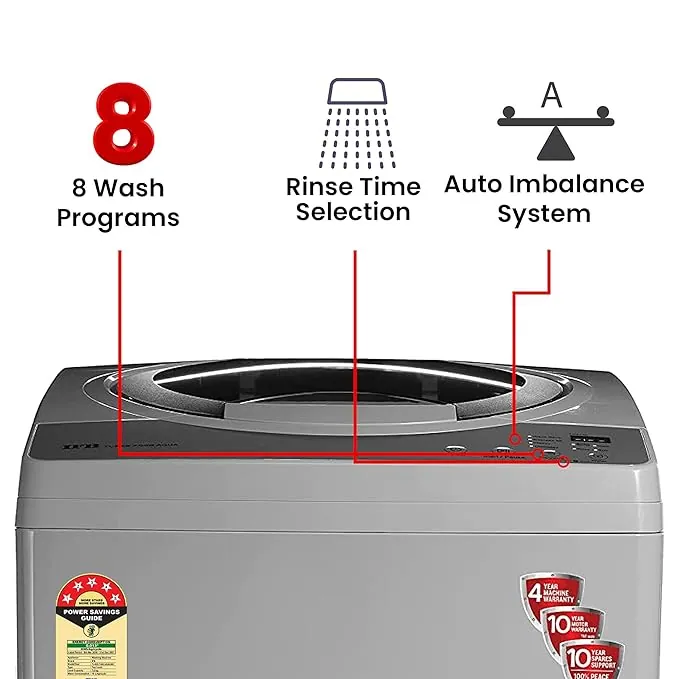 IFB Top Load Fully Automatic Washing Machine 7 KG (TL-REGS 7.0KG AQUA-Gray)