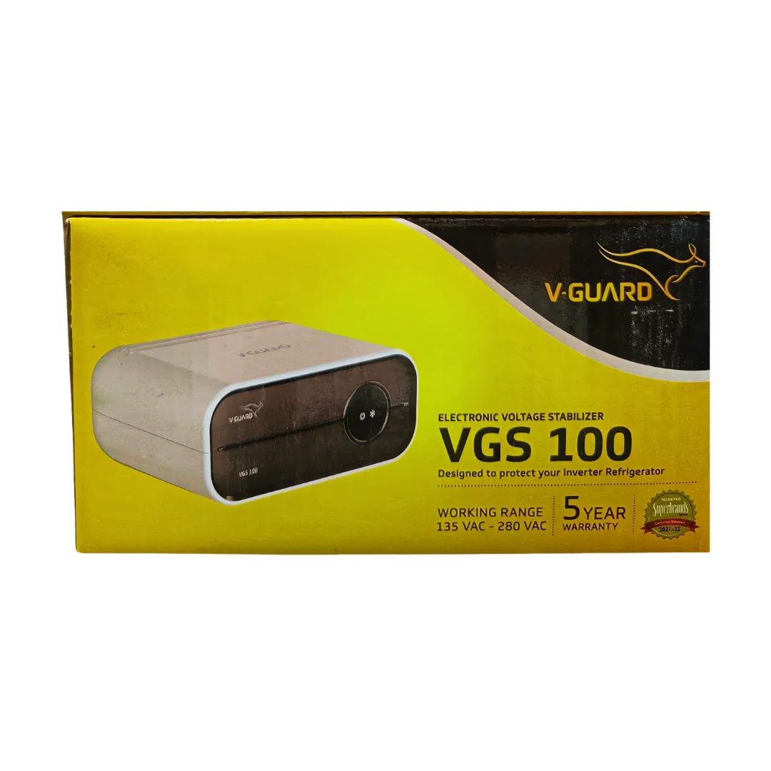 V-Guard VGS 100 One Refrigerator Up To 600 L, Water Cooler, Air Cooler Stabilizer
