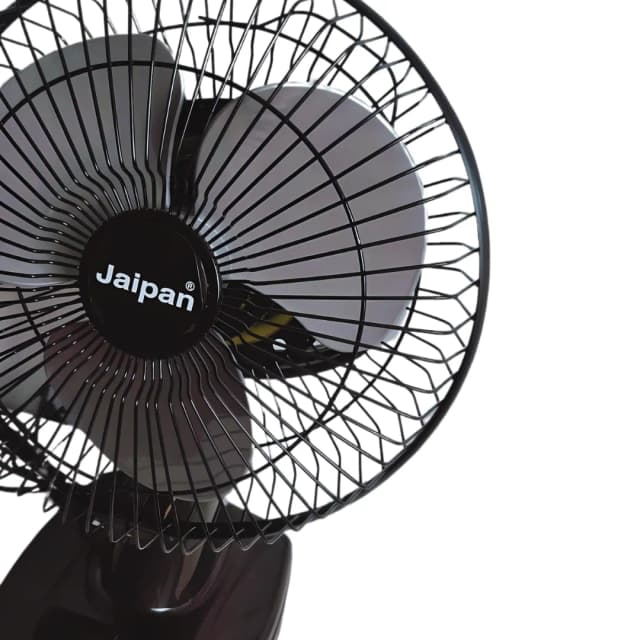 Jaipan 3-In-One Multi Utility Black Table, Wall Fan